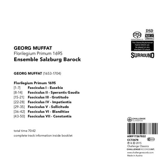Florilegium Primum 1695 - CD Audio di Ensemble Salzburg Barock - 2