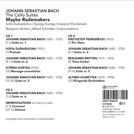 Suites per Violoncello - CD Audio di Johann Sebastian Bach - 2