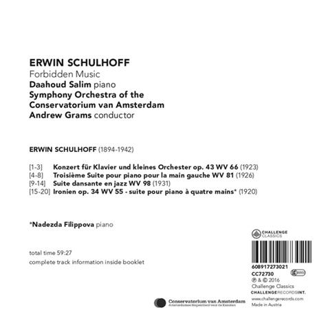 Forbidden Music - CD Audio di Erwin Schulhoff - 3