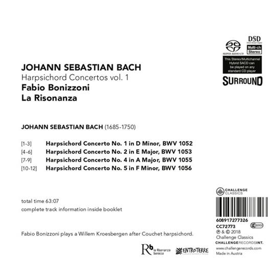 Concerti per clavicembalo vol.1 - CD Audio di Johann Sebastian Bach - 2