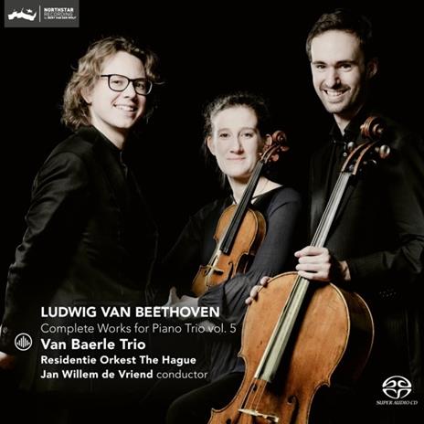 Beethoven. Complete Works For Piano Trio Vol.5 -Sacd- - SuperAudio CD di Van Baerle Trio-Residentie Orkest-Jan Willem De Vriend