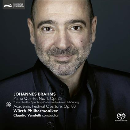 Quartetto per pianoforte n.1 op.25 - SuperAudio CD ibrido di Johannes Brahms,Claudio Vandelli,Würth Philharmoniker