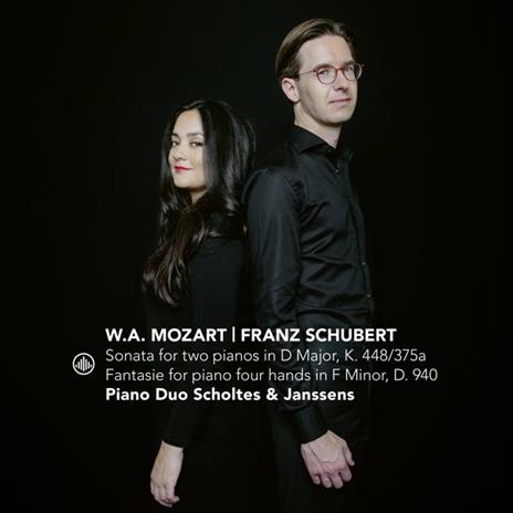 Sonata For Two Pianos In D Major K.448-375a - Fantasie For Piano Four Hands In F Minor D.940 - CD Audio di Scholtes & Janssens Piano Duo