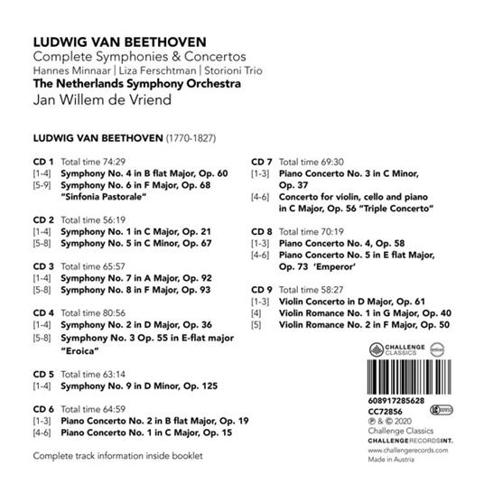 Complete Symphonies & Concertos - CD Audio di Ludwig van Beethoven - 2