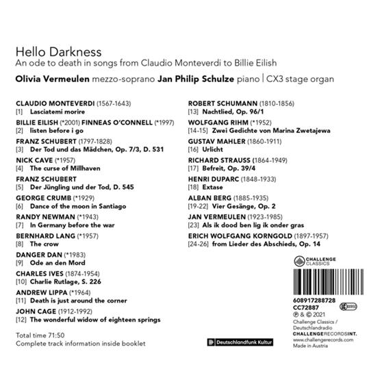 Hello Darkness - CD Audio di Olivia Vermeulen - 2