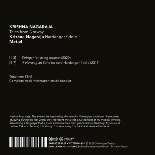 Tales From Norway - CD Audio di Krishna - Meta4 Nagaraja - 2