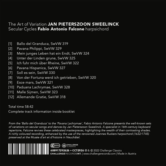 Art Of Variation - Secular Cycles - CD Audio di Fabio Antonio Falcone - 2