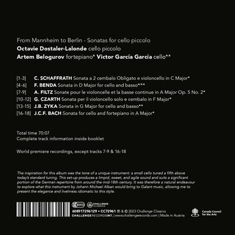 From Mannheim To Berlin - CD Audio di Octavie Dostaler-Lalonde - 2