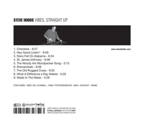 Vibes Straight Up - CD Audio di Steve Hobbs - 2