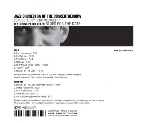 Blues For The Date - CD Audio di Jazz Orchestra of the Concertgebouw