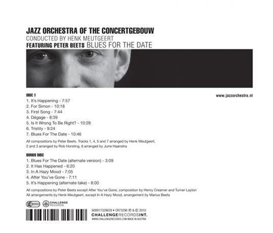 Blues For The Date - CD Audio di Jazz Orchestra of the Concertgebouw - 2