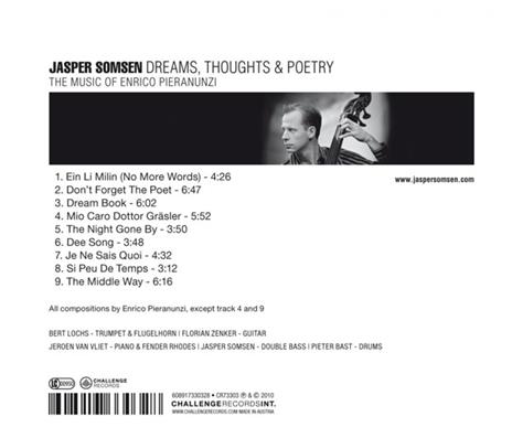 Dreams, Thoughts & Poetry - CD Audio di Jasper Somsen