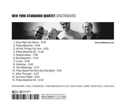Unstandard - CD Audio di New York Standard Quartet