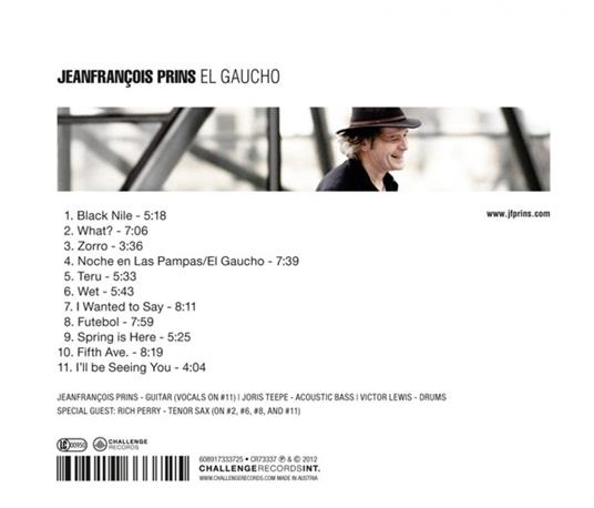 El Gaucho - CD Audio di Jeanfrancois Prins - 2