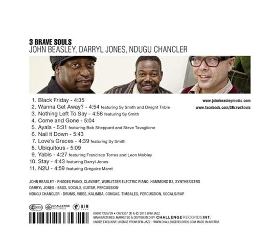 3 Brave Souls - CD Audio di John Beasley - 3