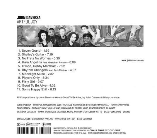 Artful Joy - CD Audio di John Daversa - 2