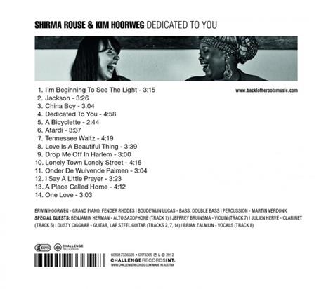 Dedicated To You - CD Audio di Shirma-Kim Hoorweg Rouse - 3