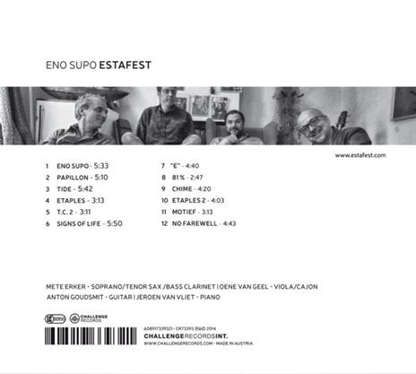 Eno Supo - CD Audio di Estafest - 2