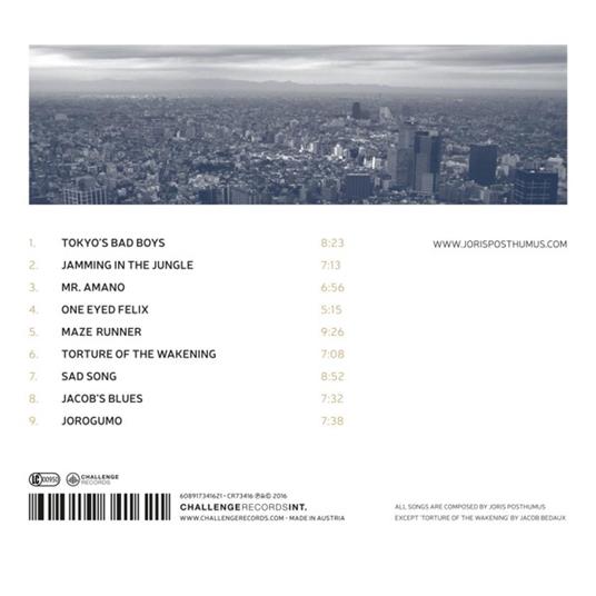 Tokyo's Bad Boys - CD Audio di Joris Posthumus - 2