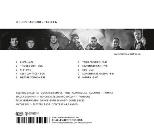 U-Turn - CD Audio di Fabrizio Graceffa - 2