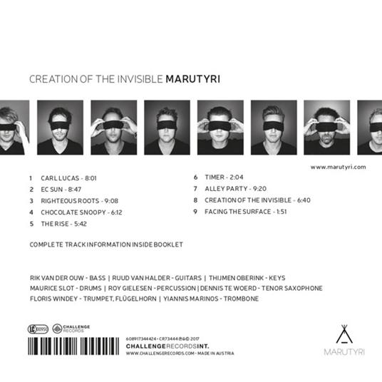 Creation of the Invisible - CD Audio di Marutyri - 2