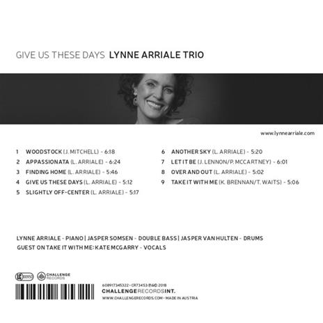 Give Us These Days - CD Audio di Lynne Arriale - 2