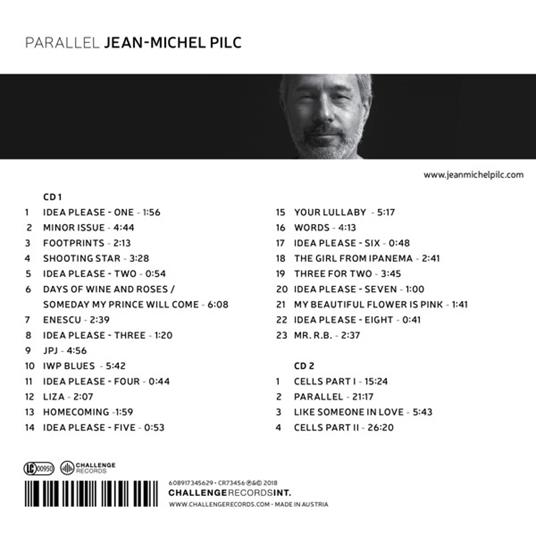 Parallel - CD Audio di Jean-Michel Pilc - 2