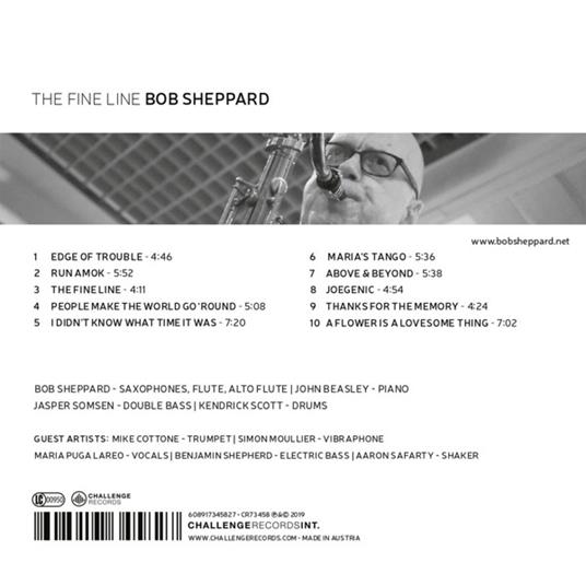 Fine Line - CD Audio di Bob Sheppard - 2