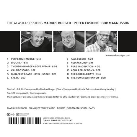 Accidental Tourists. The Alaska Sessions - CD Audio di Peter Erskine,Markus Burger,Bob Magnusson - 2