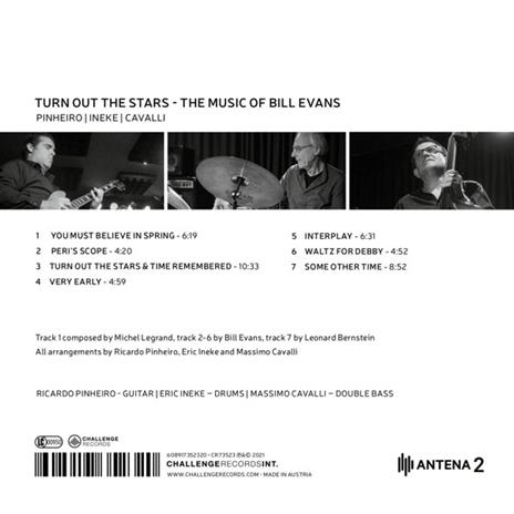 Turn Out The Stars - The Music Of Bill Evans - CD Audio di Pinheiro - Ineke - Cavalli - 2