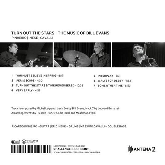 Turn Out The Stars - The Music Of Bill Evans - CD Audio di Pinheiro - Ineke - Cavalli - 2