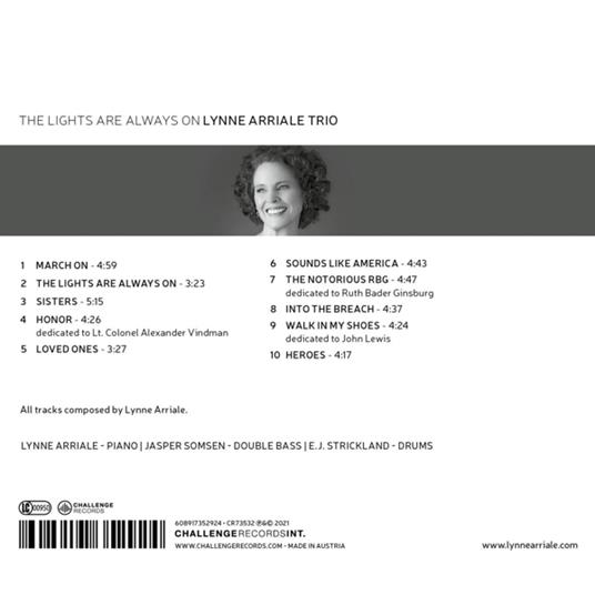 Lights Are Always On - CD Audio di Lynne Arriale - 2