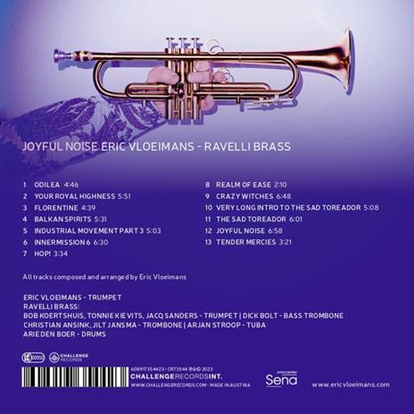 Joyful Noise - CD Audio di Eric - Ravelli Brass Vloeimans - 2