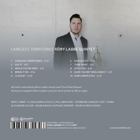 Careless Territories - CD Audio di Remy -Quintet- Labbe - 2