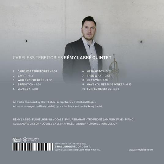 Careless Territories - CD Audio di Remy -Quintet- Labbe - 2