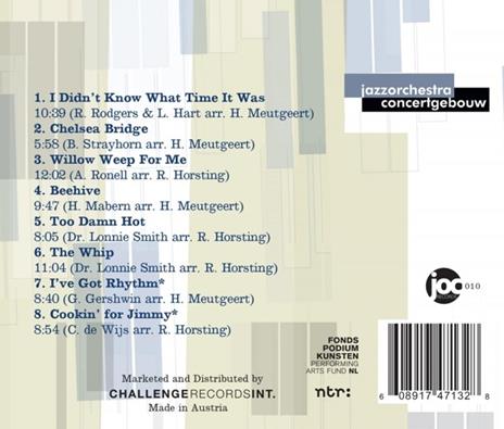 I Didn't Know What Time... - CD Audio di Jazz Orchestra of the Concertgebouw - 2