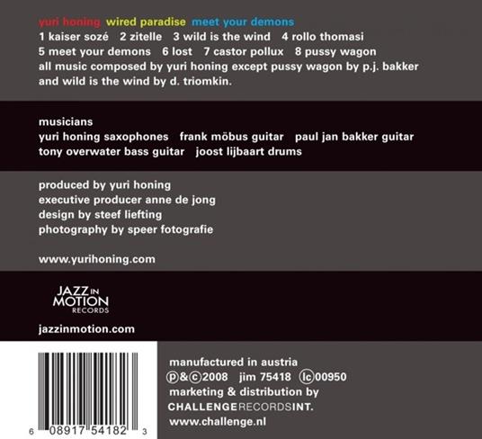 Meet Your Demons - CD Audio di Yuri -Wired Paradise- Honing - 2