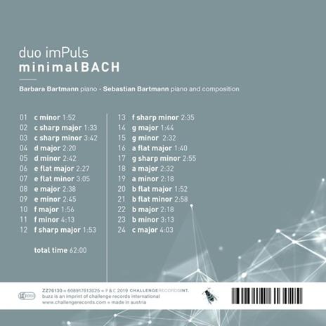 Minimal Bach - CD Audio di Duo Impuls - 2