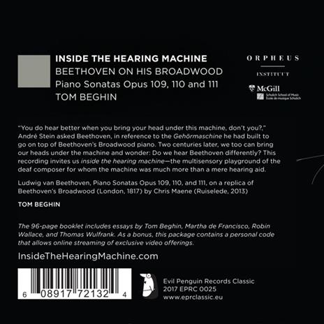 Inside the Hearing Machine - CD Audio di Ludwig van Beethoven - 2