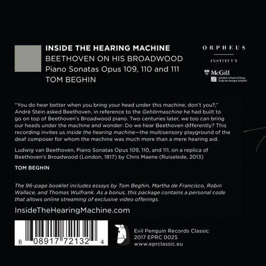 Inside the Hearing Machine - CD Audio di Ludwig van Beethoven - 2