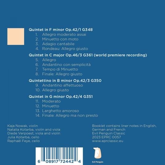 Boccherini -Digislee- - CD Audio di Luigi Boccherini - 2