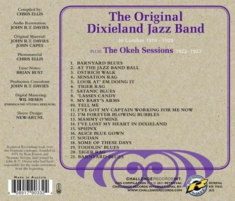 In London 1919-1920 - CD Audio di Original Dixieland Jazz Band - 2