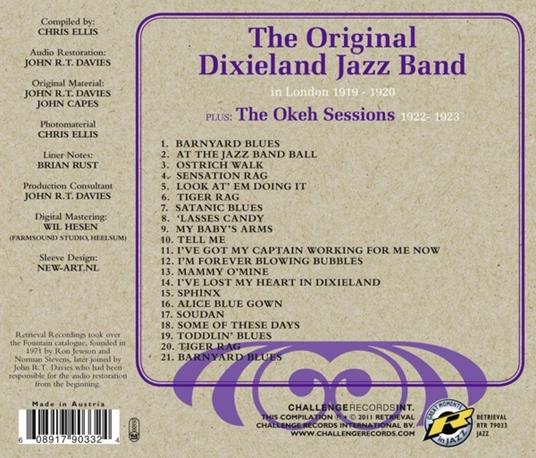 In London 1919-1920 - CD Audio di Original Dixieland Jazz Band - 2