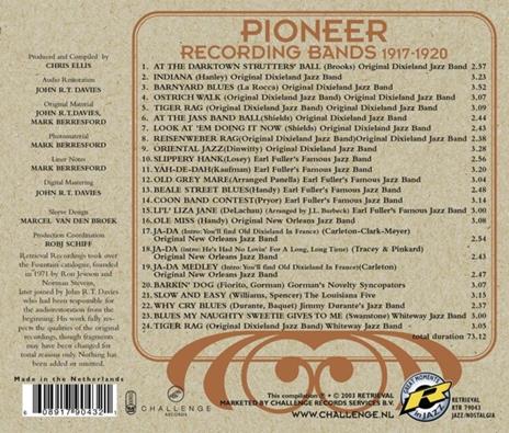 Pioneer Recordings Bands - CD Audio - 2