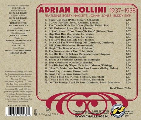 1937-1938 - CD Audio di Adrian Rollini - 2