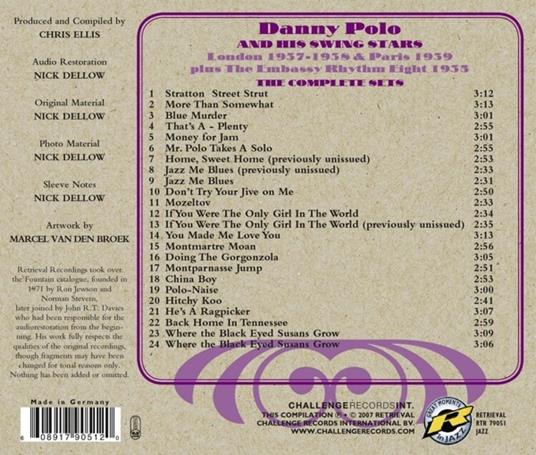 Complete Sets - CD Audio di Danny Polo & His Swing Stars