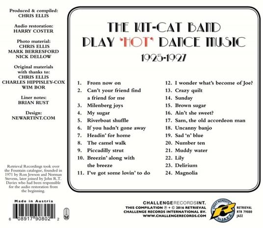 Play Hot Dance Music - CD Audio di Kit-Cat Band - 2