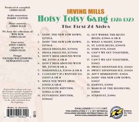 First 24 Sides - CD Audio di Mills Irving - 2