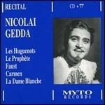 Recital - CD Audio di Nicolai Gedda