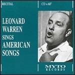 Leonard Warren Sings American Songs